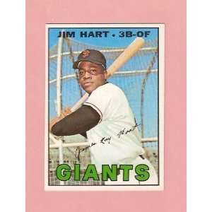  Jim Ray Hart 1967 Topps Baseball (San Francisco Giants 