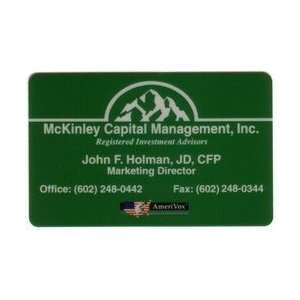  Collectible Phone Card McKinley Capital Management, Inc. John 