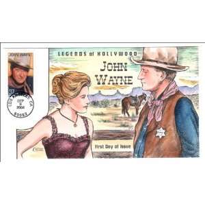  Fred Collins 3876 FDC John Wayne, Legends of Hollywood 