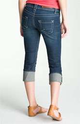 New Markdown Standards & Practices Distressed Crop Jeans (Juniors) Was 