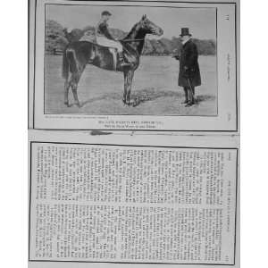  1910 Photograph King Edward Horse Derby Minoru Sport
