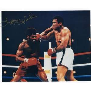 LEON SPINKS AND MUHAMID ALI 8 X 10 AUOTGRAPHED PHOTO
