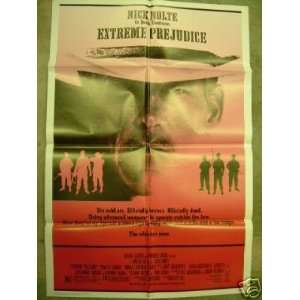  Movie Poster Extreme Prejudice Nick Nolte F18 Everything 