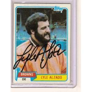Lyle Alzado Autographed Sports Trading Card