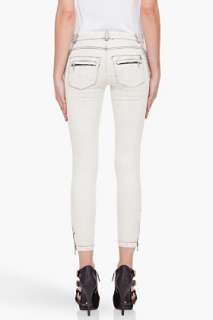 Pierre Balmain Off white Paneled Jeans for women  