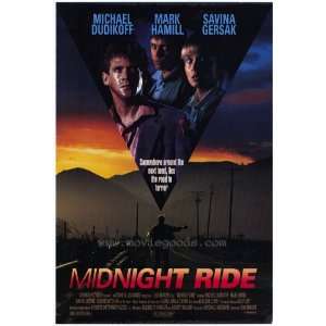  Midnight Ride Poster 27x40 Michael Dudikoff Mark Hamill 