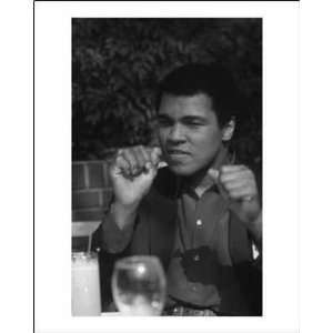 Muhammad Ali Boxing At Breakfast By Collection P Highest Quality Art 