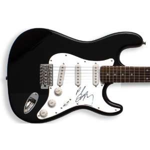 Paul Shaffer Autographed Signed Guitar & Proof Late Show PSA