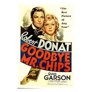 Goodbye, Mr. Chips, Robert Donat, Greer Garson, 1939 