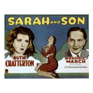  Sarah and Son, Ruth Chatterton, Fredric March, 1930 