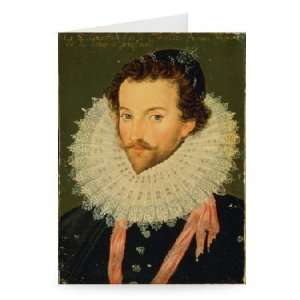 Sir Walter Raleigh by French School   Greeting Card (Pack of 2)   7x5 
