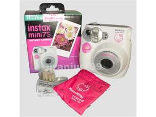 Fujifilm Instax Mini 7s Hello Kitty Instant Polaroid Film Camera Pink 