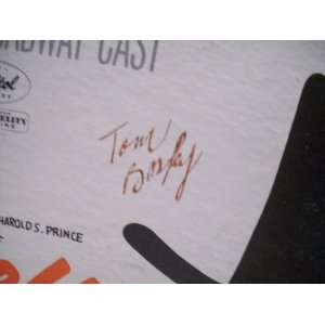 Bosley, Tom LP Signed Autograph Fiorello A New Musical Original 