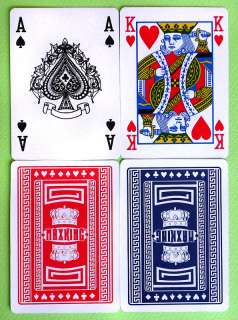 Decks MAX KING Plastic Coated Casino Poker Size Playing Cards 4PIP 