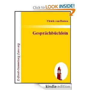   (German Edition) Ulrich von Hutten  Kindle Store