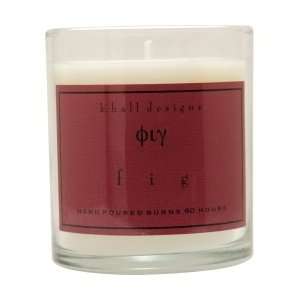 New   K HALL by K Hall FIG VEGETABLE WAX CANDLE. BURNS APPROX 60 HRS 