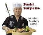 SUSHI SURPRISE Murder Mystery Dinner Party Game Script 8 Players Host 