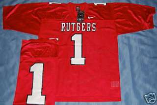 RUTGERS SCARLET KNIGHTS FOOTBALL JERSEY 2XL RED 1  