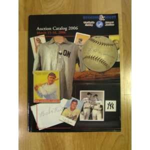   15 16, 2006 (Sports Memorabilia Auction) William R. Huggins Books