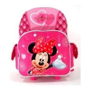  Disney Minnie Mouse Large Rolling Backpack   Sweet Love 