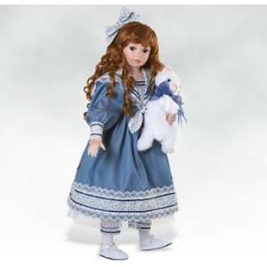  Porcelain Doll, Patti Anne, a 26 inch Collectible Girl Doll 