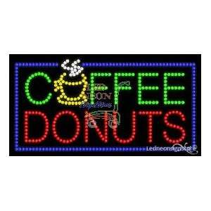  Coffee Donuts LED Sign
