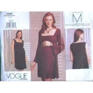 Vogue Maternity Dress Patterns   Lauren Sara   Vogue #2685   Sizes 6 8 