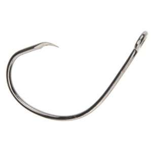  Academy Eagle Claw Lazer Circle Barbless Offset Single Hooks 
