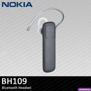 Genuine Nokia BH 109 Bluetooth Multipoint Headset Black  