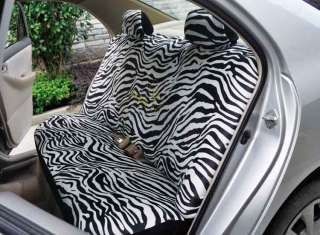 Hello Kitty Car plush Front Rear Seat Cover ZEBRA 19pcs bowknot  