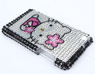 Hello Kitty Rhinestone Hard Case fit iPod Touch 4G 4th  