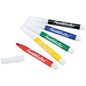  Food Writer Edible Color Markers Fine Tip .35oz 5/: Toys 