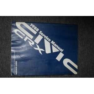  1988 Honda Civic CRX Electrical Service Shop Manual OEM honda 