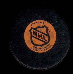NHL Edmonton Oilers Vintage Viceroy Official Game Hockey Puck Check 