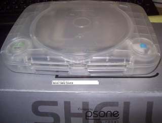 Clear Shell Case for PS One Psone PS1 System Console  