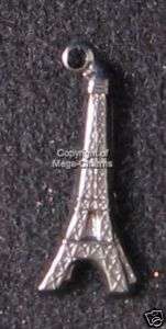 50 Hematite Plate Travel Eiffel Tower Paris Charm HP084  