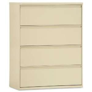  Alera  Four Drawer Lateral File Cabinet, 42w x 19 1/4d x 