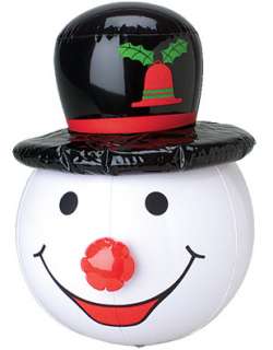 Large Festive Inflatable Snowman Christmas Decoration  