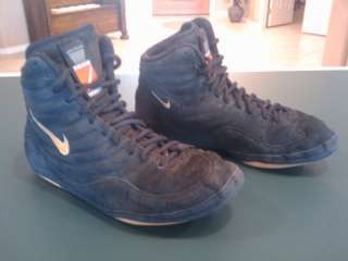Nike Inflict Reissue wrestling shoes RARE black and gold Kolat Freek 