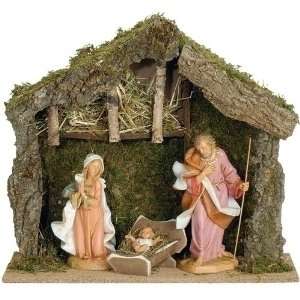   Set Fontanini 12 Nativity with Italian Stable #54906