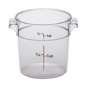 Round Food Storage Containers 1 Quart (RFSCW1) Category: Food Storage 