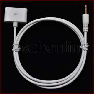Ipod Dock Cable End Female to 3.5mm Cable Aux input W  