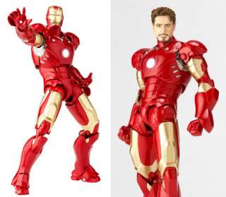 SCI FI Revoltech Marvel Iron Man Mark III Action Figure 036  