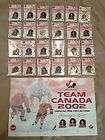 2002 Gold Medal Team Canada Mens Hockey Team Full Pin Set with Album