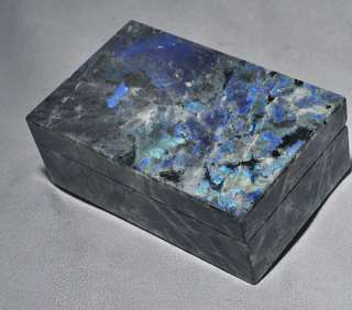 Exquisitely Crafted Labradorite Crystal Keepsake Jewelry Box  