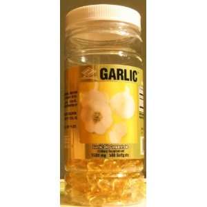  Nu Health Garlic Oil Concentrate, 1500 Mg 500 Softgels 