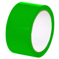 ROLLS 2 x 55 YARDS GREEN COLOR PACKING TAPE + 2 TAPE DISPENSER