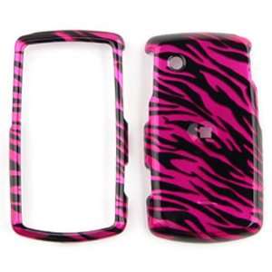  LG BLISS ux700 Transparent Design, Hot Pink Zebra Print 