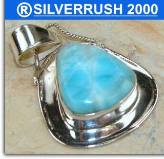 BLUE LARIMAR 925 SILVER PENDANT,SILVERRUSH2000; 105  