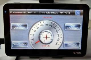   GPS+Radar Detectors+4GB US/CA MAP+MP3+FM+AV IN,TTS,MP3,SPEED CAMERA